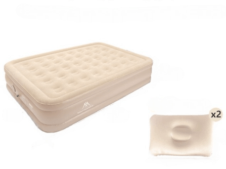 ที่นอนเป่าลมอัตโนมัติ MOUNTAINHIKER รุ่น ขนาดคู่ 5 ฟุต สีกากี (ปั๊มลมไฟฟ้าในตัว)_0